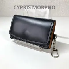 CYPRIS キーケース コードバン&ベジタブルタンニンレザー ブラックのサムネイル