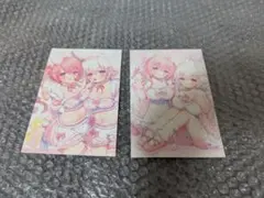 うさ城まに W桜ちゃん ポストカード