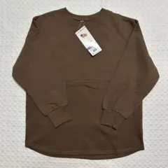 新品 裏起毛トレーナー レディース LL 綿100% 茶色 ブラウン