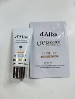 d'Alba Vita Toning Capsule Cream & UV試供品