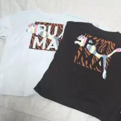 PUMA Tシャツ 2枚セット ゼブラ柄