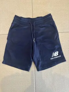 new balance ネイビー ショートパンツ S