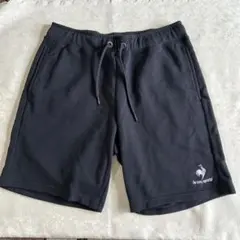 le coq sportif メンズ ハーフパンツ Lサイズブラック　スウェットのサムネイル