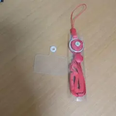 スマホストラップ 赤色
