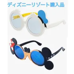 美品 ディズニー ドナルド　パルパルーザ　サングラス ミッキー ミニー メガネ