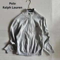 【ラルフローレン】長袖ニットカーディガン　ジップアップ　綿100% キッズ