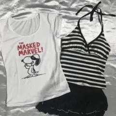 ♪新品★ＳＮＯＯＰＹ★１３０㎝★カバーアップセット★ボーダー