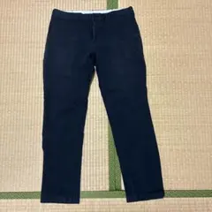 MUJI 無印良品 チノパンツ ネイビー 79cmのサムネイル