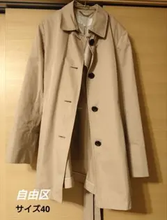 トレンチコートレディースl ショート丈