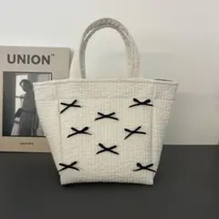 大人気♡リボン付きヌビバッグのサムネイル