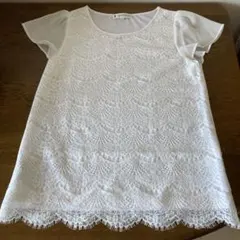 KUMIKYOKU レース Tシャツ ホワイトのサムネイル