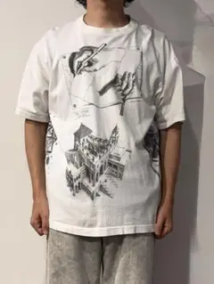 771 エッシャー escher 1989年製ヴィンテージ Tシャツ アート - メルカリ