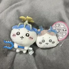 ちいかわ ハチワレ ぬいぐるみマスコット討伐 がま口ポーチ