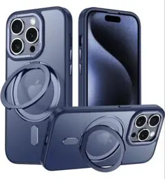 iPhone 15 ProMaxケース Magsafe対応 360°回転スタンド