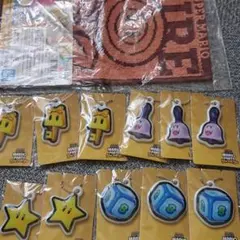 スーパーマリオパーティジャンボリー　キーホルダー フラッグタオル