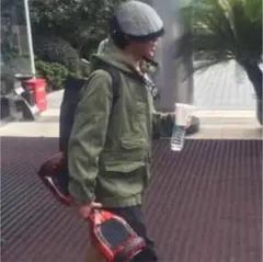 赤西仁さん　着用　フードブルゾンのサムネイル