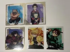 鬼滅の刃 アニプレックスオンラインくじ F賞 クリア色紙3枚セット＋おまけ