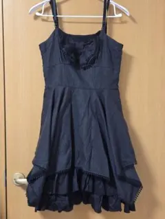 【最終価格】BPN ストライプジャンパースカート