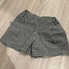 UNIQLOキッズ ギンガムチェック ハーフパンツ 120