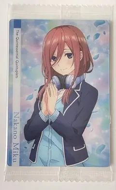【新品未開封品】五等分の花嫁 中野三玖 ウエハースカード03