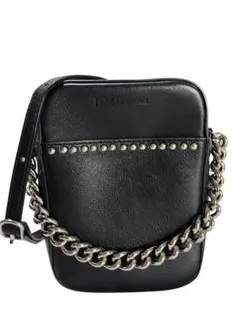 J&M DAVIDSON レザー ショルダーバッグ ペブルミニ ブラック