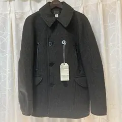 RRL レザートリム ウールコットン ピーコート 新品未使用 タグ付き サイズL RRL ピーコート 木村拓哉