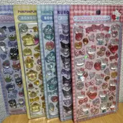 サンリオ　ボンボンドロップシール　第二弾　5種類