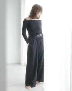 【美品】東原亜紀 FORME ワイドパンツ ブラック サイズ1 2025年最新】forme 東原亜希 パンツの人気アイテム - メルカリ