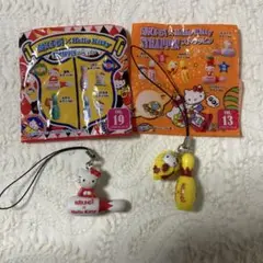 【非売品】ハローキティ ラウンドワン ストラップ　9点セット 非売品】ハローキティ ラウンドワン ストラップ 9点セット ハロー