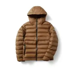 軽量プレミアム中綿ジャケット《ブラウン》｜超軽量・防寒・防風フード付きアウター
