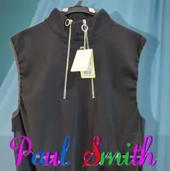 Paul Smith 黒 ノースリーブメッシュ ベスト