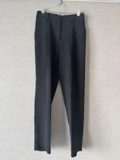 PLST XS トリアセブレンドテーパードパンツ　ブラック