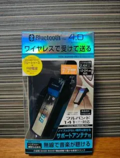 Bluetooth + FMトランスミッター ブラック P235