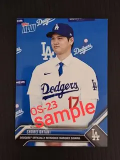 大谷翔平 選手 OS‐23 Topps now カード 1枚