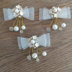 髪飾り　入卒式　発表会