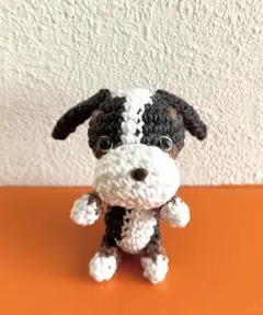 バーニーズ　マウンテン　ドッグ　あみぐるみ ストラップ　うちの子　ハンドメイド