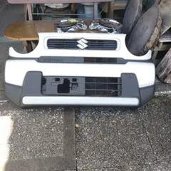スズキハスラーフロントグリル改 凹部分スムージング+Bigエンブレム+