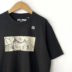 UT 進撃の巨人 コラボTシャツ リヴァイ 黒 M