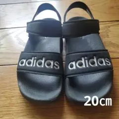 adidas サンダル 20cm ブラックのサムネイル