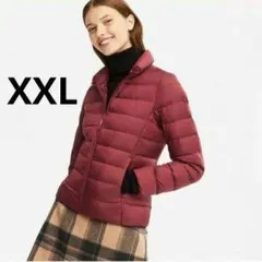 ユニクロ ウルトラライトダウンジャケット レッド XXL 大きいサイズ