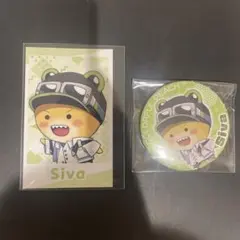 カラフルピーチ　シヴァ　ミニキャラ　ミニブロマイド　缶バッジ