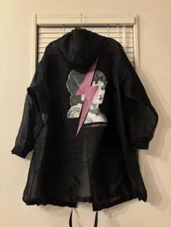 【美品】Sue UNDERCOVER バックプリント オーガンジー コート