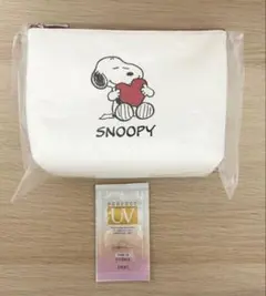 DHC ディーエイチシー スヌーピー ポーチ＆ミラーセット サンプルおまけ付