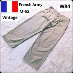 ✨大きいサイズ✨ヴィンテージ★フランス軍★M-52★チノパン★ベージュ★W84のサムネイル