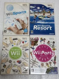 ⭐️24時間以内発送⭐️Wiiソフトまとめ売り　4本セット　スポーツ　パーティ