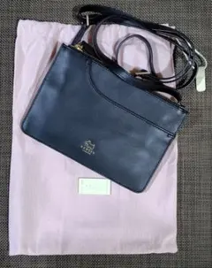 RADLEY レザーショルダーバッグ(ポシェット) 黒 保存袋付き