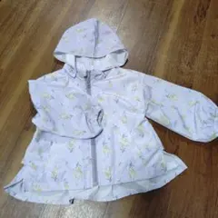 アプレレクール　花　ウインドブレーカー　 薄紫色