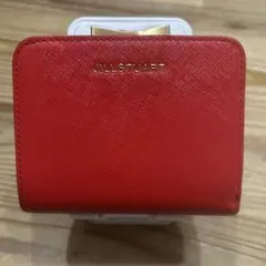 JILLSTUART 赤　留め具リボン２つ折り財布のサムネイル
