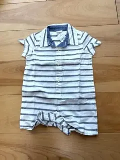 babyGAP ボーダー柄ロンパース