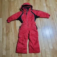 South line子ども用スキーウェア 100 レッド　ジャンプスーツ